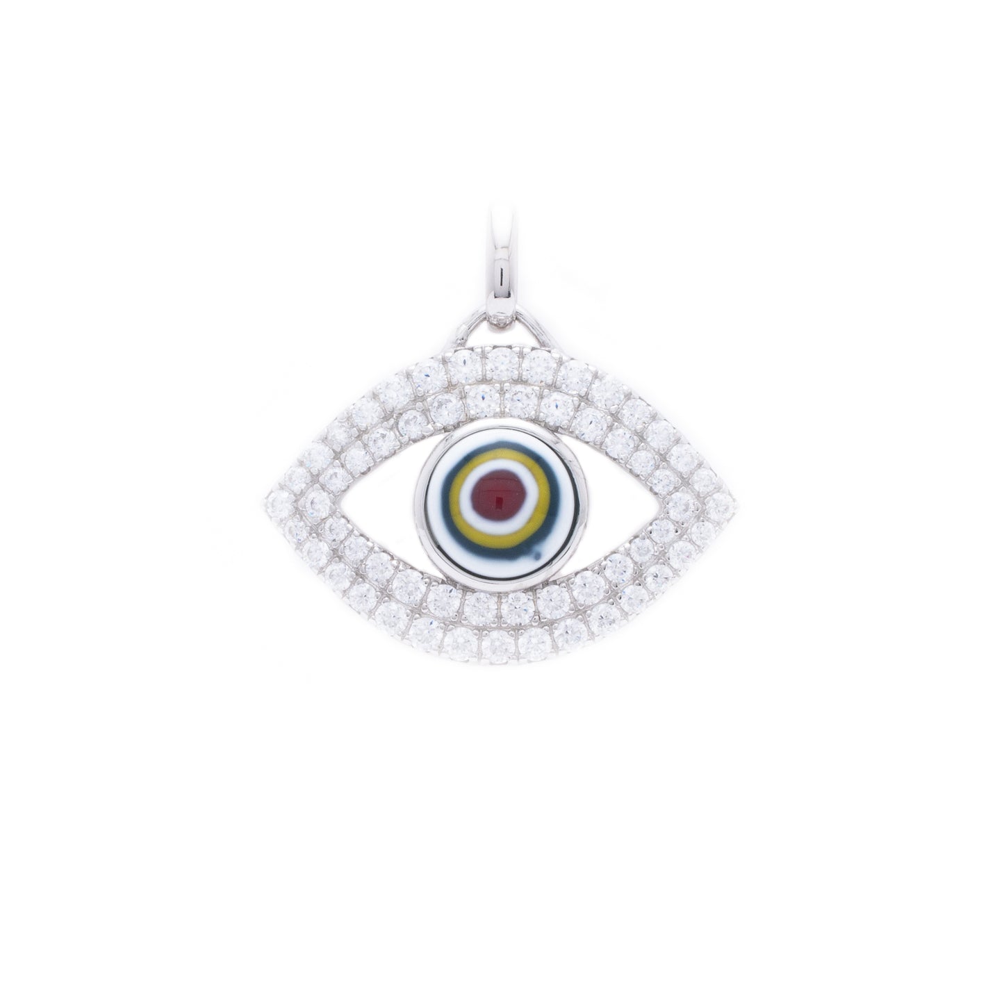 Evil Eye Murano Glass Pendant